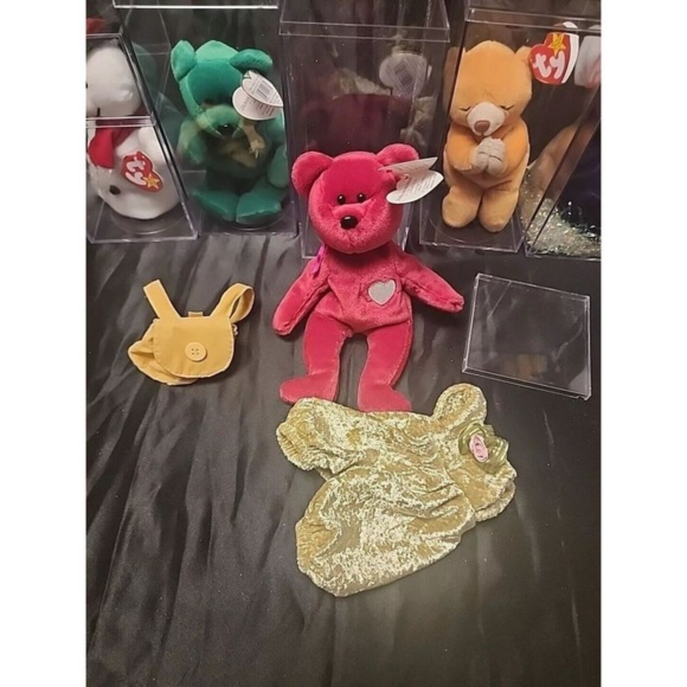 TY Beanie Babies Set Vintage Retired Plush Erin Valentina Snowball Hope - Picture 1 of 16